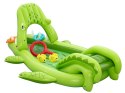 Bestway Wodny plac zabaw KROKODYL 234x163x87cm + zjeżdżalnia i akces. 53169