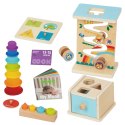 GREEN Pudełko Box 6w1 13-15m Montessori Edukacyjne Sensoryczne FSC