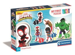 Moje Pierwsze Puzzle 3-6-9-12 SPIDEY I PRZYJACIELE Clementoni 20836