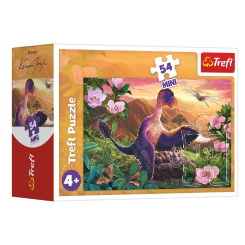 Puzzle - 54 MINI - Niesamowite dinozaury 3 - Trefl 54194