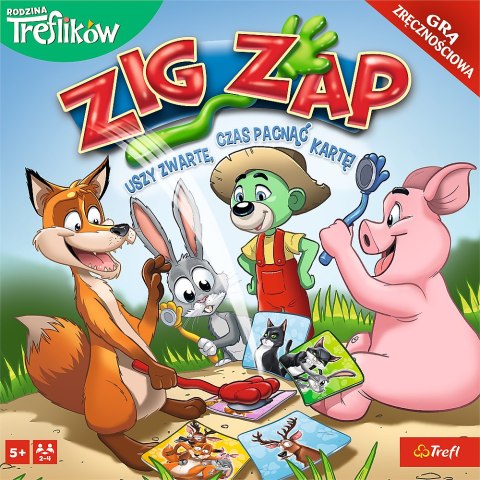 02821 GRA - ZIG ZAP Rodzina Treflików - KAZSTUDIO SA Rodzina Treflików FSC Mix 70%