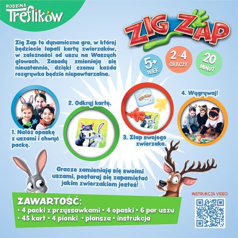 02821 GRA - ZIG ZAP Rodzina Treflików - KAZSTUDIO SA Rodzina Treflików FSC Mix 70%