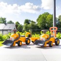 FALK Jeździk Traktor Koparka Komatsu z Łyżką i Klaksonem 1-3 Lat