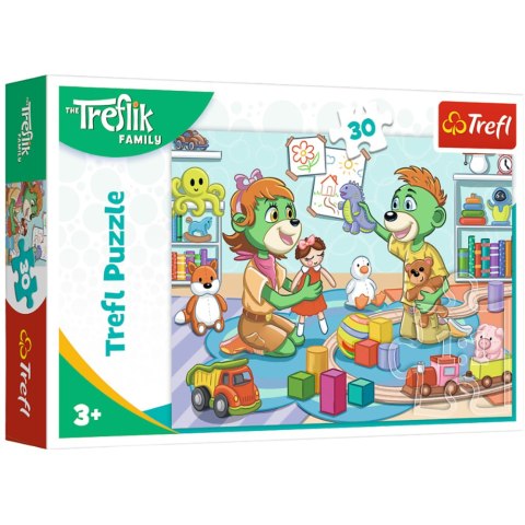 Puzzle - 30 - Radosna Rodzina Treflików - Trefl 18303
