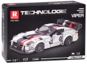 Klocki techniczne Supersportowe auto BIAŁY VIPER spojler 419-ele