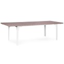 Stół ogrodowy rozkładany 180-240 cm do 12 os. stal HDPE beżowy MultiGarden