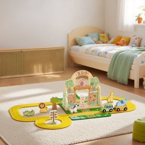  Zestaw Mini ZOO Przenośny Zestaw Torba Zwierzęta
