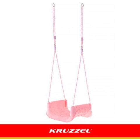 Huśtawka dla dzieci 3w1 pastelowa Kruzzel
