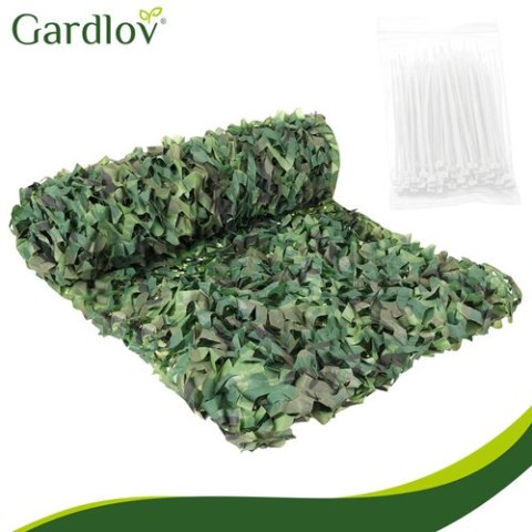 Siatka maskująca 2x5m + 100szt. opasek Gardlov