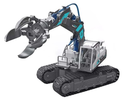 6w1 223el. Koparka chwytak hydrauliczny dźwig dla dzieci