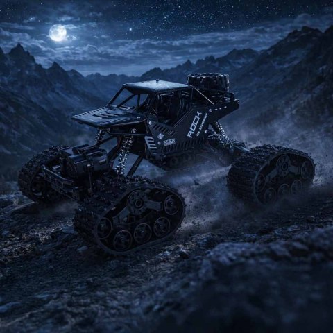 Samochód RC Rock Crawler 4x4 LHC012 auto 2w1 czarny