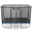 Trampolina ogrodowa prostokątna 12x8ft/366x244cm z siatką zewnętrzną i drabinką Neo-Sport