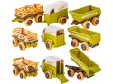 Farma Traktor Kombajn Do Skręcania Stajnia Gospodarstwo Rolne Zestaw Majsterkowicza Rolnika Zwierzęta Wkrętarka