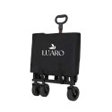 Wózek transportowy LUARO plażowy składany z daszkiem i siatką