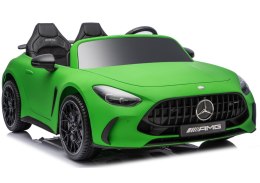 Auto Na Akumulator Mercedes GT63 AMG 24V Cichy Silnik Mat.Zielony