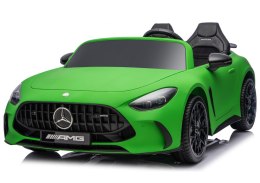 Auto Na Akumulator Mercedes GT63 AMG 24V Cichy Silnik Mat.Zielony