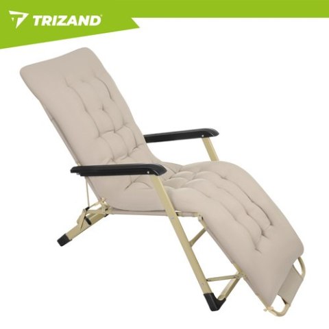 Leżak ogrodowy składany 60x177x30cm Trizand