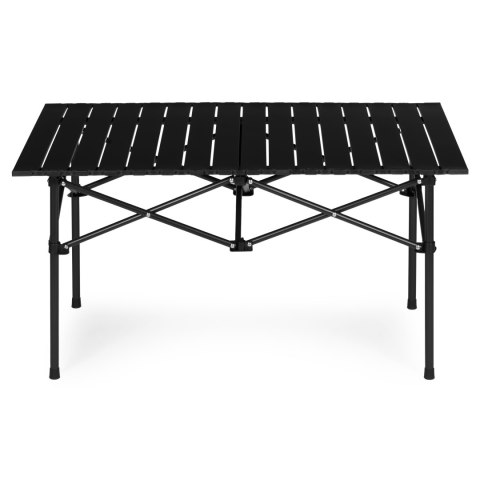 Stolik turystyczny składany 95x55 cm kempingowy z torbą czarny 