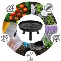 Duże solidne palenisko ogrodowe żeliwne 60 cm idealne do ogniska