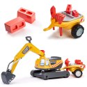 FALK Koparka Super Builder z Przyczepą i Akcesoriami 3-7 Lat