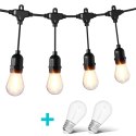 Girlanda ogrodowa świetlna łańcuch 20x LED 20m lampki ogrodowe 9W