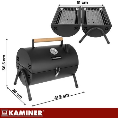 Grill ogrodowy turystyczny 38x30x40cm Kaminer
