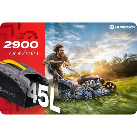 Kosiarka spalinowa z napędem 40 cm 45 l Zongshen 141cc + olej Humberg HM-600