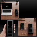 Pompka rowerowa elektryczna kompresor do opon powerbank 6000mAh latarka LED