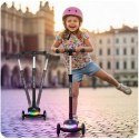 Hulajnoga trójkołowa dla dzieci balansowa LED Ricokids Glowi - czarna