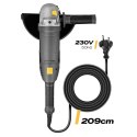 Szlifierka kątowa diax 2000W 230mm wolny start mocna kątówka Humberg HM-413