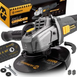 Szlifierka kątowa diax 900W regulacja obrotów 10 tarcz 125mm mocna kątówka Humberg HM-410