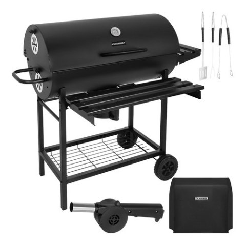 Grill ogrodowy z pokrywą 108x67x96cm Kaminer