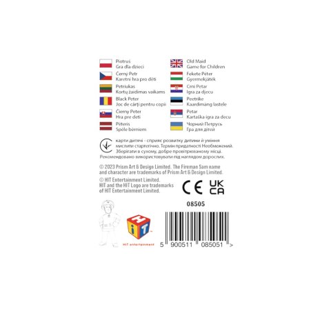 Karty do gry Piotruś Pan - Strażak Sam - Trefl 08505