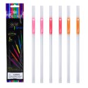 Słomki Patyczki Fluorescencyjne Świecące W Ciemności Neon Stick 6szt.