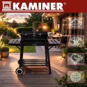 Grill ogrodowy z rożnem 93x41x86cm Kaminer
