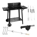 Grill ogrodowy z rożnem 93x41x86cm Kaminer