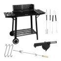 Grill ogrodowy z rożnem 93x41x86cm Kaminer
