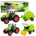 Traktor Rolniczy Farmerski Zdalnie Sterowany RC Z Prasą Do Balotów 1:24