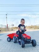 WOOPIE Traktor na Pedały Farmer GoTrac MAXI z Przyczepą Ciche Koła