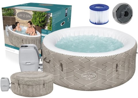 Dmuchane Spa Jacuzzi 4 Osobowe 180 x 66cm Bestway 60055