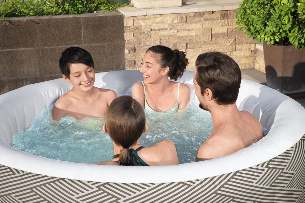 Dmuchane Spa Jacuzzi 4 Osobowe 180 x 66cm Bestway 60055 Dmuchane Spa Jacuzzi 4 Osobowe 180 x 66cm Bestway 60055