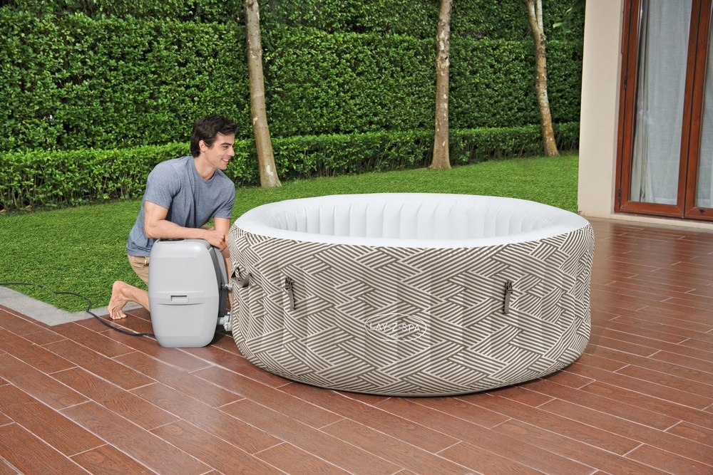Dmuchane Spa Jacuzzi 4 Osobowe 180 x 66cm Bestway 60055 Dmuchane Spa Jacuzzi 4 Osobowe 180 x 66cm Bestway 60055