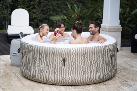 Dmuchane Spa Jacuzzi 4 Osobowe 180 x 66cm Bestway 60055 Dmuchane Spa Jacuzzi 4 Osobowe 180 x 66cm Bestway 60055