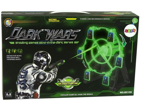 Gra Obrotowa Tarcza Świecąca W Ciemności Pistolet na Strzałki