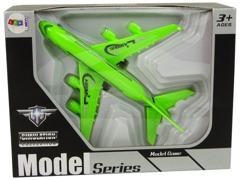 Samolot Pasażerski Zielony Napęd Światła Dźwięki