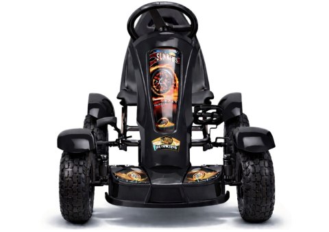 Sportowy Gokart Na Pedały F618 Pomowane Koła Obciążenie 50kg Niebieski