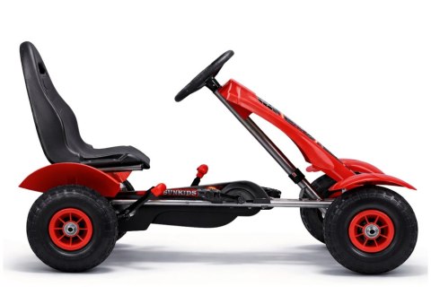 Sportowy Gokart Na Pedały F618 Pomowane Koła Obciążenie 50kg Niebieski