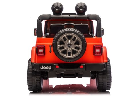 Pojazd Na Akumulator Jeep Rubicon 4x4 DK-JWR556 4x200W 24V Pomarańczowy
