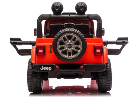 Pojazd Na Akumulator Jeep Rubicon 4x4 DK-JWR556 4x200W 24V Pomarańczowy