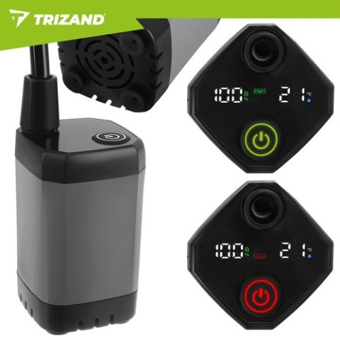 Prysznic turystyczny na akumulator 6000mAh Trizand